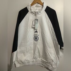 Adidas Black and White Soccer Pullover